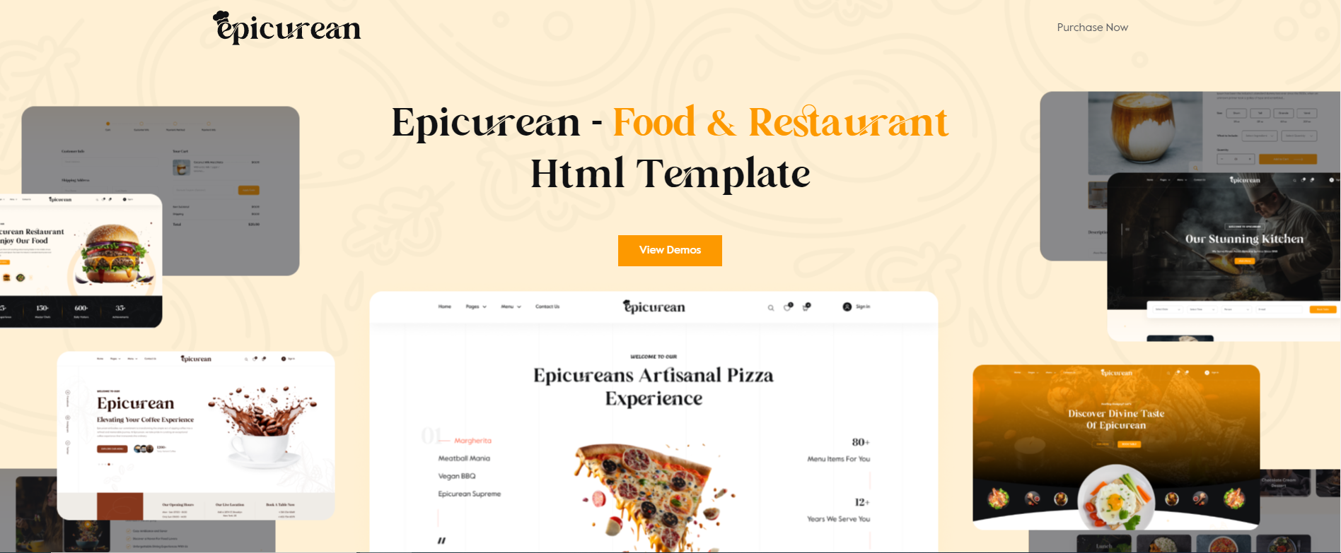 Epicurean - Food & Restaurant Html Template