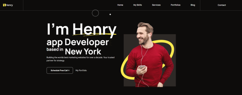 Henry - Versatile Responsive Portfolio Theme for Any Profession or small Business